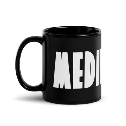 Medienfuzzi TASSE Keramik, schwarz