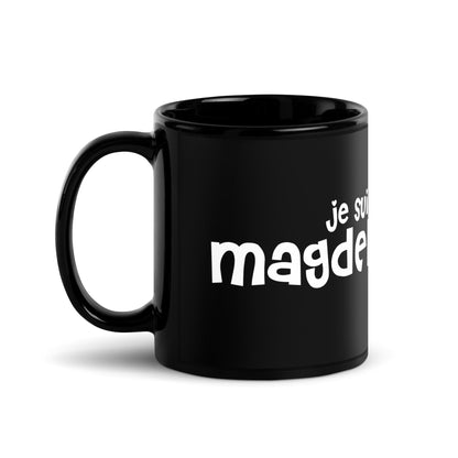 Medienfuzzi JE SUIS MAGDEBURG Tasse Keramik, schwarz