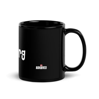 Medienfuzzi JE SUIS MAGDEBURG Tasse Keramik, schwarz