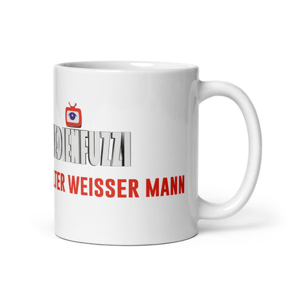 Medienfuzzi TASSE BÖSE Keramik, weiß